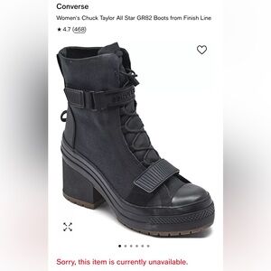 Wmns Chuck Taylor All Star GR82 Extra-High 'Black'